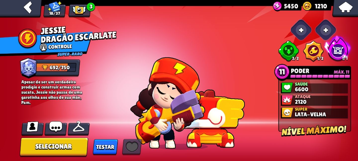 Conta de brawl stars