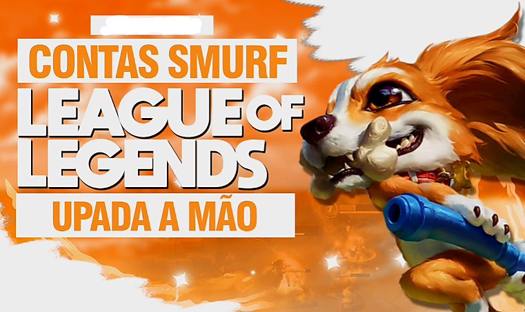 SMURFS LOL - ESCOLHA O SERVIDOR - 40K DE EA - UPADAS A MÃO - COM RANKED LIBERADA