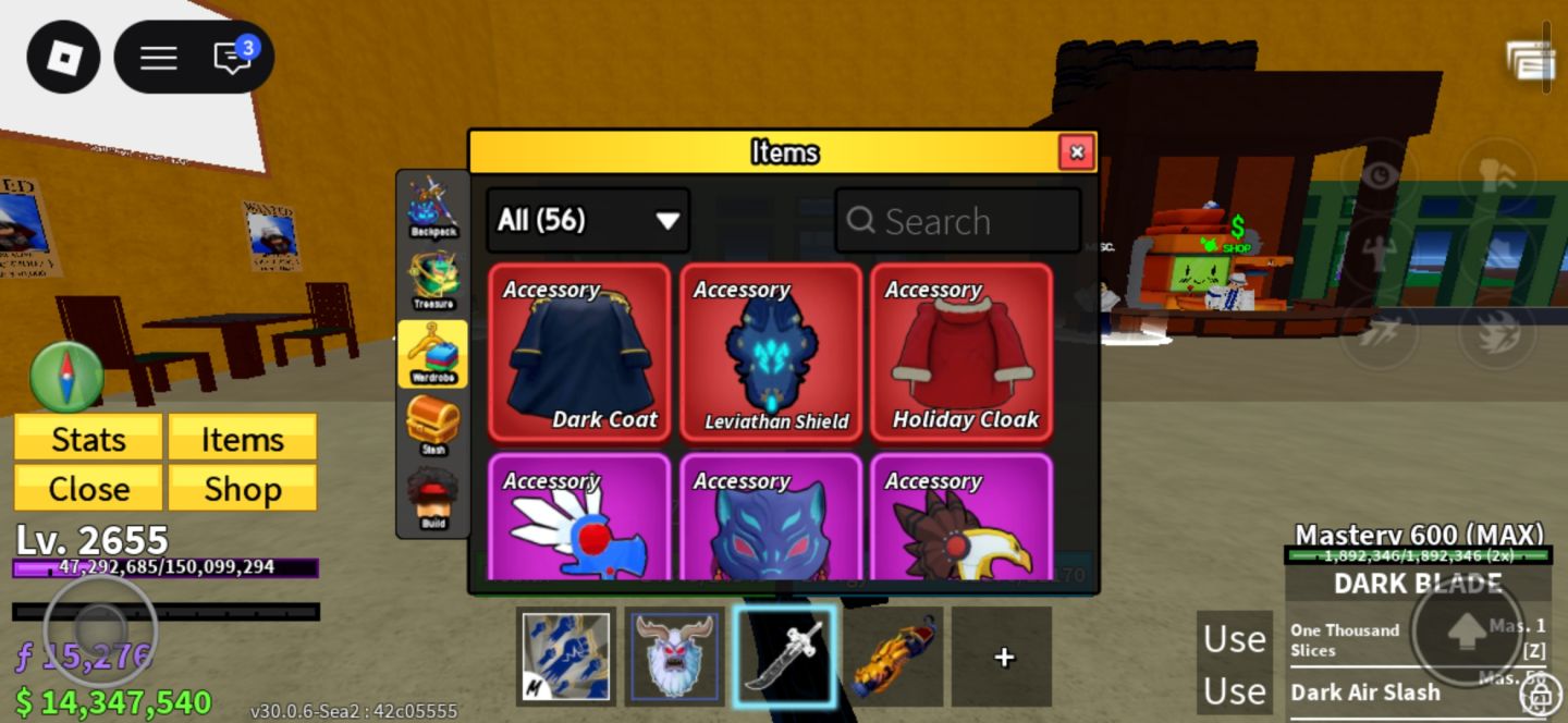 CONTA ROBLOX END GAME BLOX FRUITS DRAGON PERM E OUTROS JOGOS