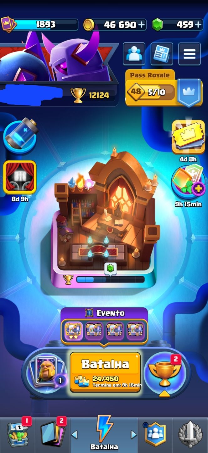 Conta Clash Royale Arena 28 | NV 16 | 28 Evoluções + CRL (22, 24, 25)