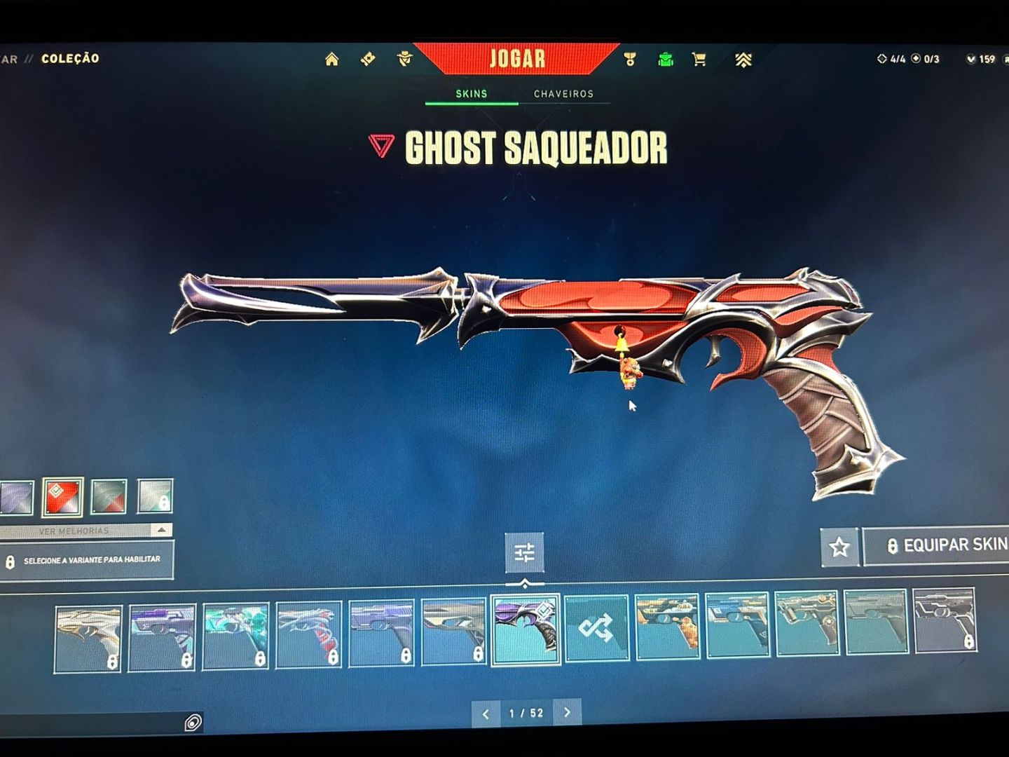 CONTA NÍVEL 109 CONTENDO SKINS