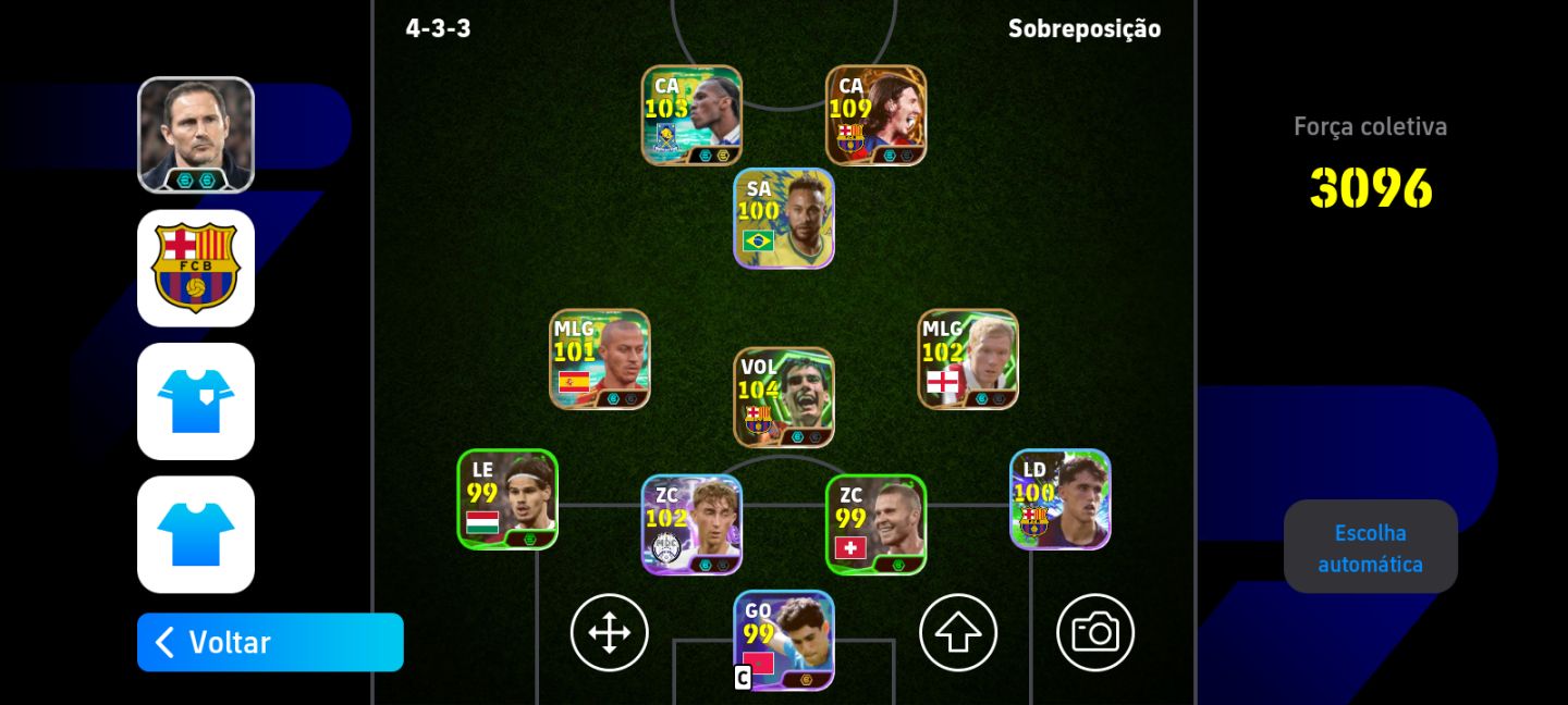 MESSI BIGTIME BLITZ 109 +Drogba+Guardiola+ SCHOLES+ DEAN+ Conta efootball