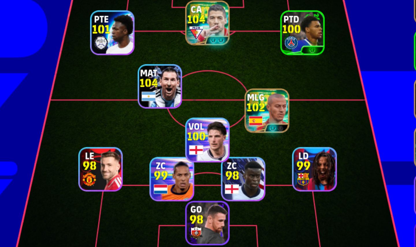 CONTA DE EFOOTBALL COM 3126 DE FORÇA COM SUAREZ 104 E THIAGO ALCÂNTARA