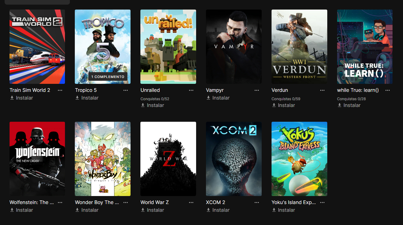 Conta Epic ( Fortnite e RL ), cerca de 100 skins e muitos jogos na Epic PC