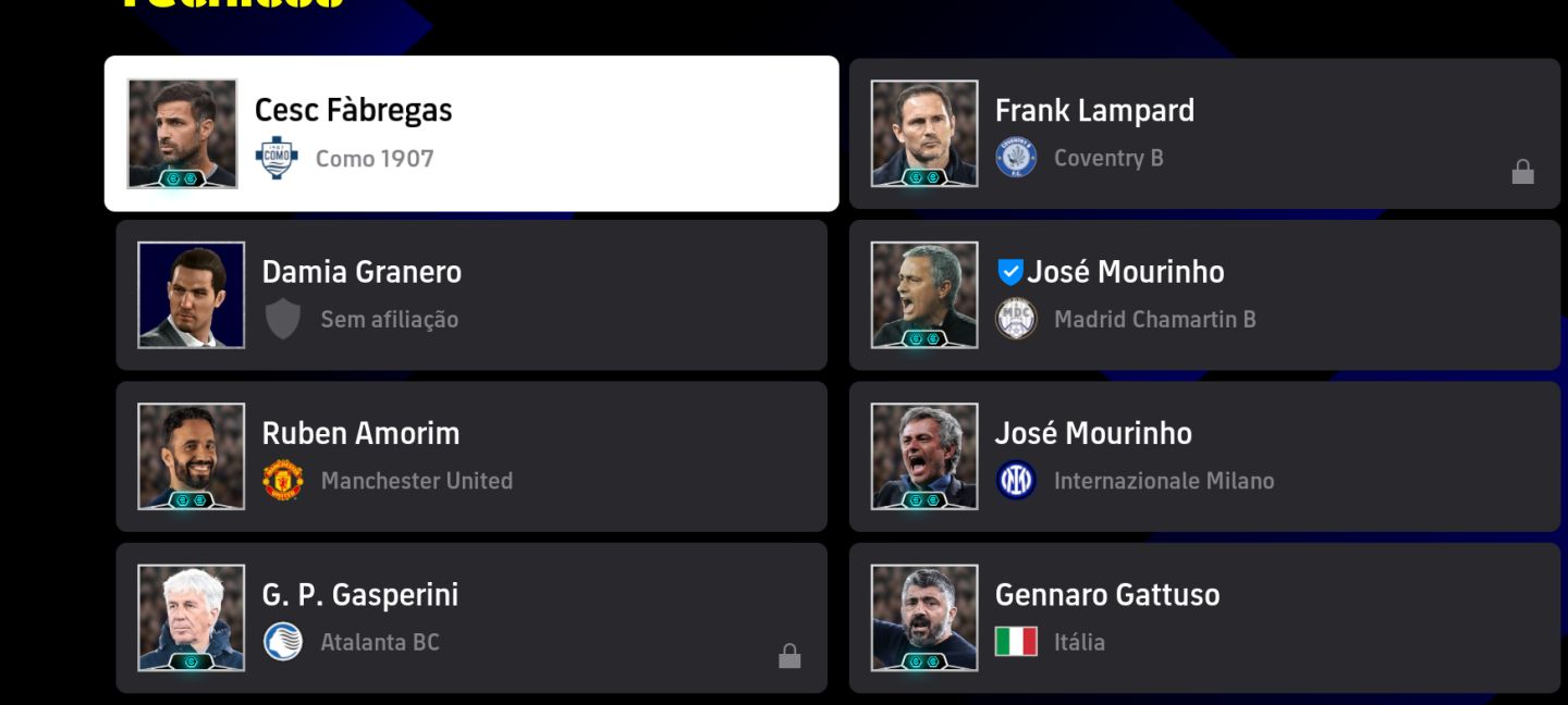 CONTA eFOOTBALL 2026 | MESSI 110, RONALDINHO, ROONEY 107 + CRAQUES LENDÁRIOS!