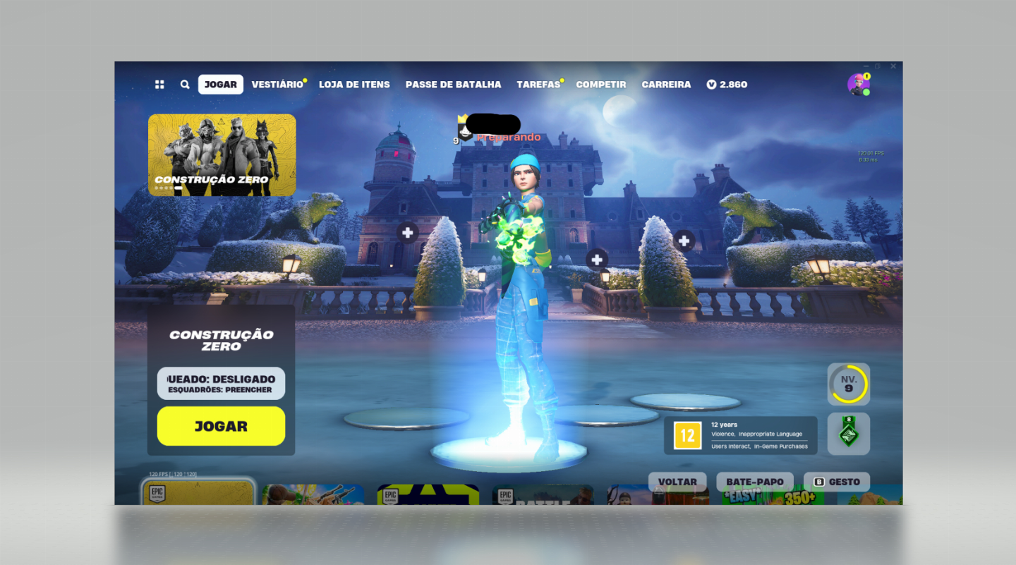 Conta Fortnite, Season 4 full +, 223 skins, Wildcat, Glow, Minty, Skin INTEL+ +