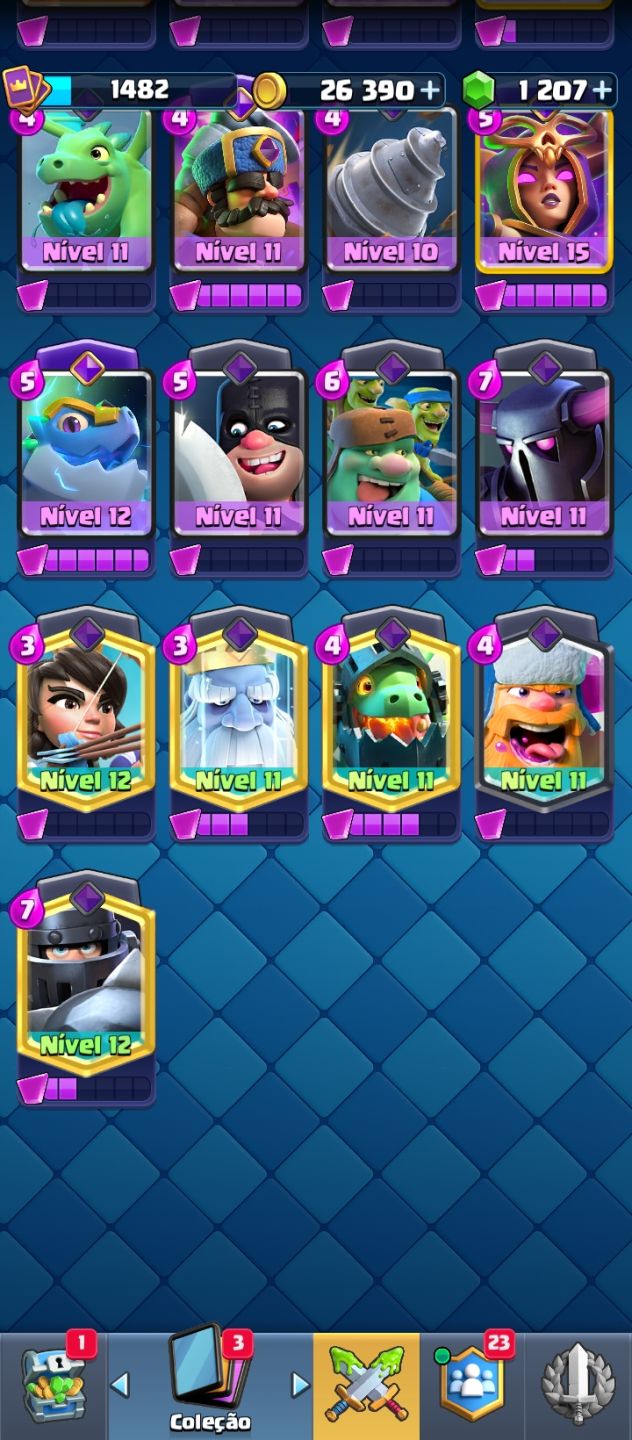 CONTA CLASH ROYALE