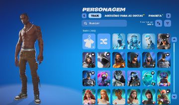 CONTA FORTNITE | TRAVIS SCOTT + MARVEL + DC + PASSES ANTIGOS