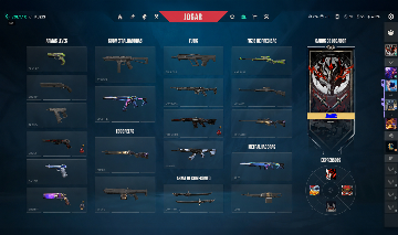 Conta valorant com 6 skin, RAnk diamante