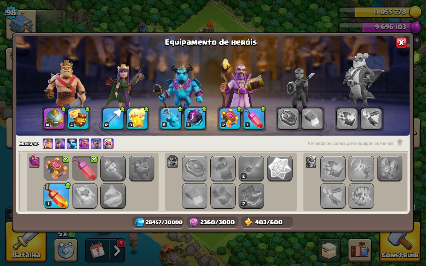 CV12 Semi Full com itens mágicos!!!