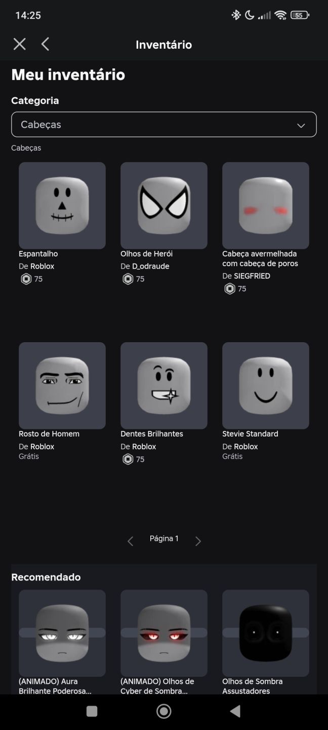CONTA ROBLOX DARK/EMO/GÓTICA | ACESSÓRIOS, CABELOS, ROUPAS E EMOTES