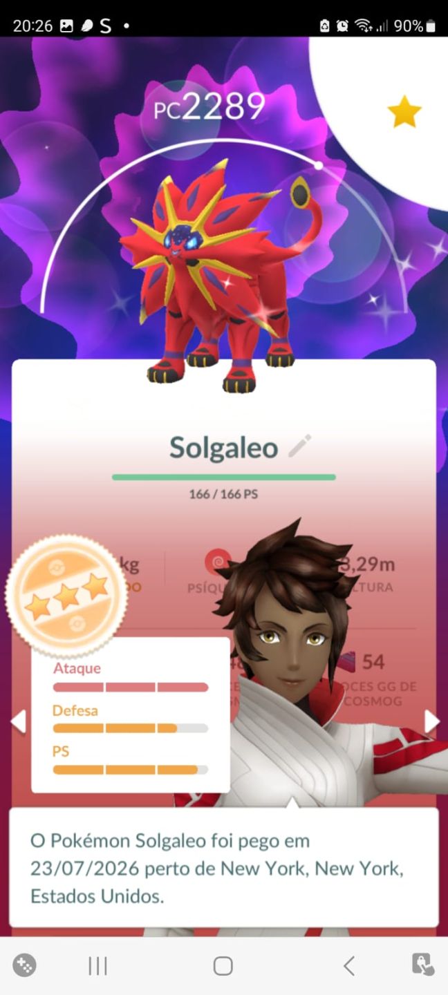 Conta Pokemon Go nível 58 Brilhantes Raros