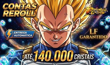 [LF GARANTIDO] CONTAS DRAGON BALL LEGENDS - ATÉ 140.000 CRISTAIS | ENTREGA AUTO