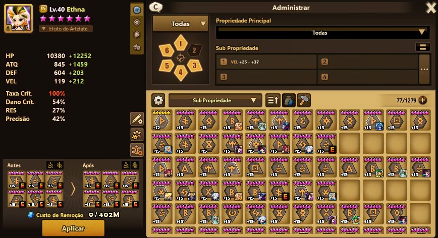 SUMMONERS WAR - GIANA + WOLYUNG + ZERATU + PONTOS