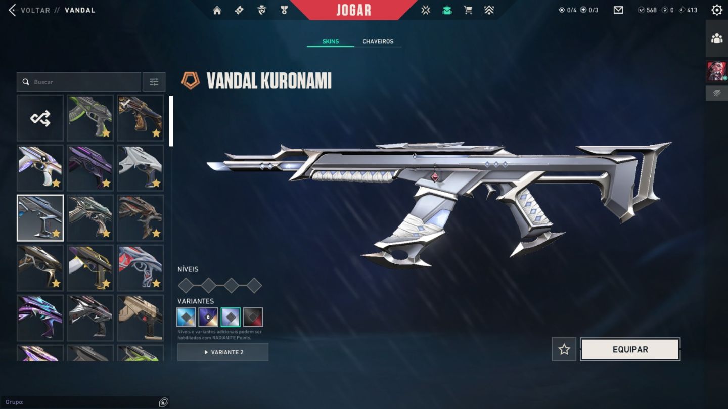 CONTA VALORANT | 37 SKINS | +R$ 3.600 GASTOS | ASC2 | NÍVEL 137 | PEAK IMORTAL 1