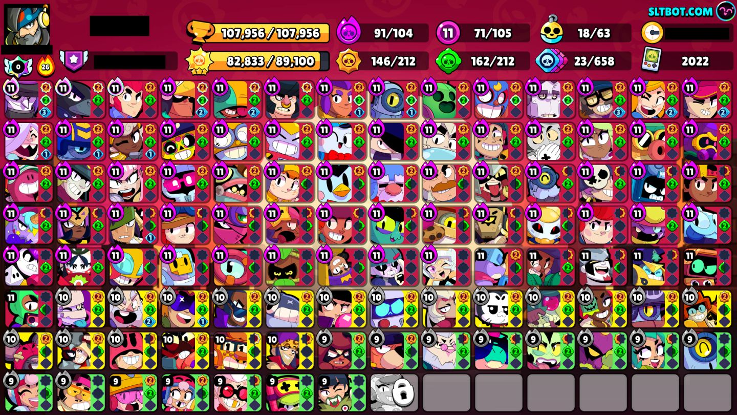 CONTA QUASE FULL MUITAS SKINS PERFEITA PRA SER PRINCIPAL | BRAWL STARS.