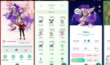 Pokémon GO LVL 36 | 3 Kyurem | Palkia Shiny | 2 Solgaleo | Giratina Q283