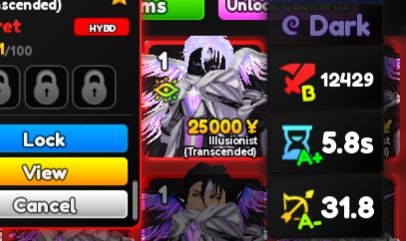 AIZEN SHINY/ILLUSIONIST B A+ A-