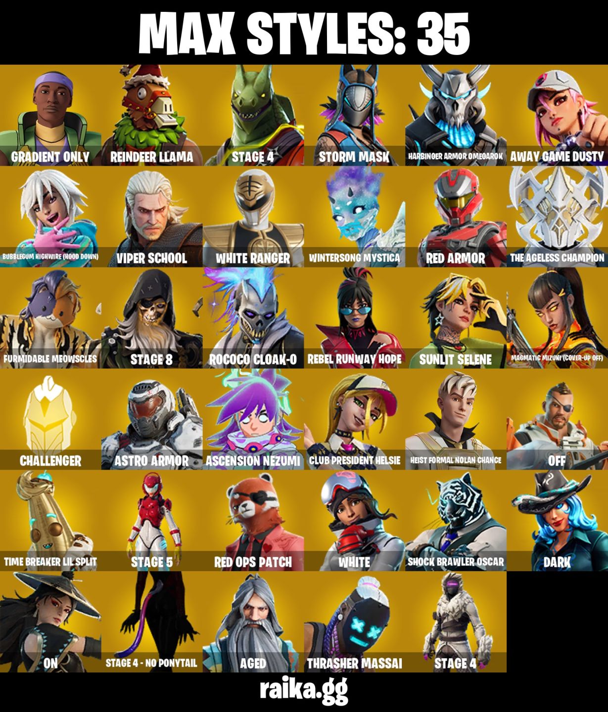 68 skins EON, OG STW 2,8k VBucks disponivel pra uso