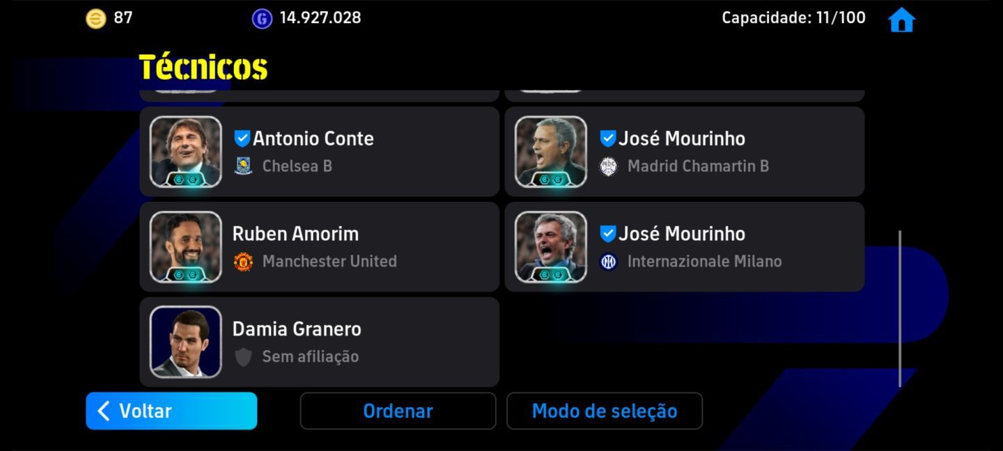 CONTA EFOOTBALL RARA! PELÉ 108 + MESSI BLITZ + VILLA BLITZ + VIEIRA PRIME+++!