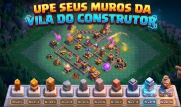 CLASH OF CLANS - SERVIÇO DE UPAR MUROS E FARM VILA DO CONSTRUTOR | BUILDER BASE
