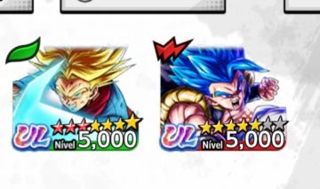 Conta de dragon ball legend com personagens bons