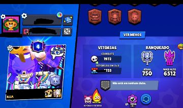 CONTA BRAWL STARS, +40K TROFÉUS, 88 Brawlers, 6 ANOS (CONTA TA PARADA)