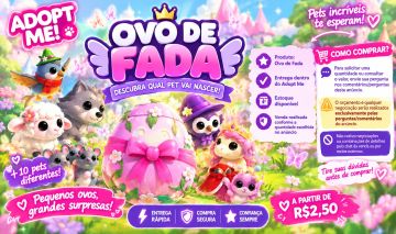 ADOPT ME !- OVO DE CONTOS DE FADAS/ OVO CRISTAL