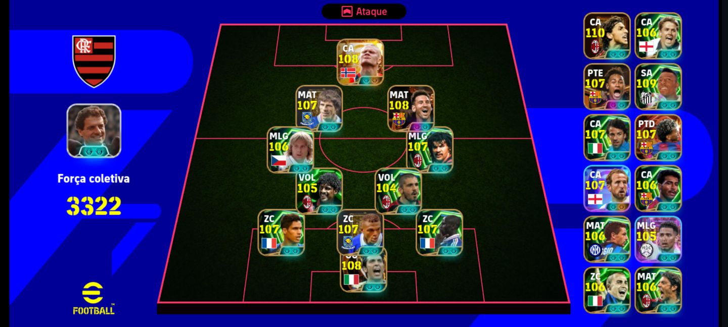 Conta efootbal mobile rara
