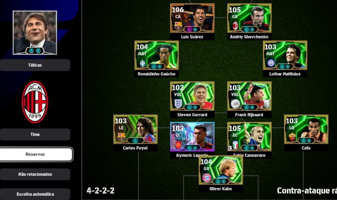Conta Efootball (Steam) - RONALDINHO & LUIS SUÁREZ BIG TIME |