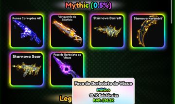 Hypershot Mythics ( 0.5% de chance de drop) Mais barato aqui.