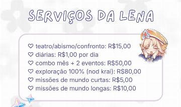 Serviços da Lena: Genshin Impact