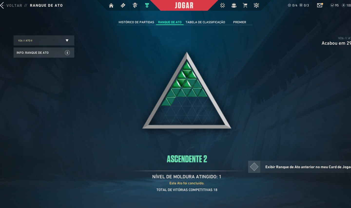 Valorant + Lol + Tft vinculado. Peak Ascendente 2