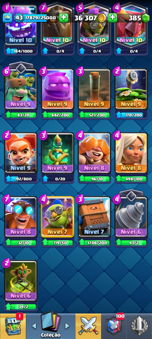 Conta de Clash Royale 7 anos com 3 evo