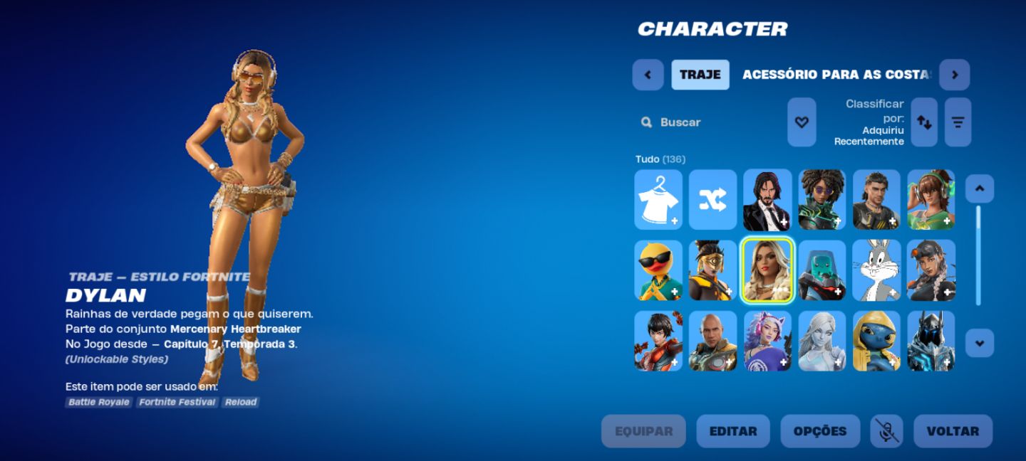 CONTA FORTNITE FULL ACESSO + E-MAIL DE CRIAÇÃO