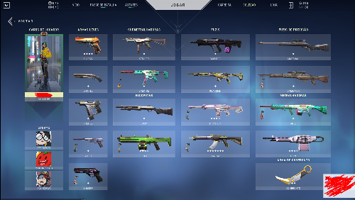 Compte Valorant PC – 156 Skins – Rank Gold 1 – Riot Games