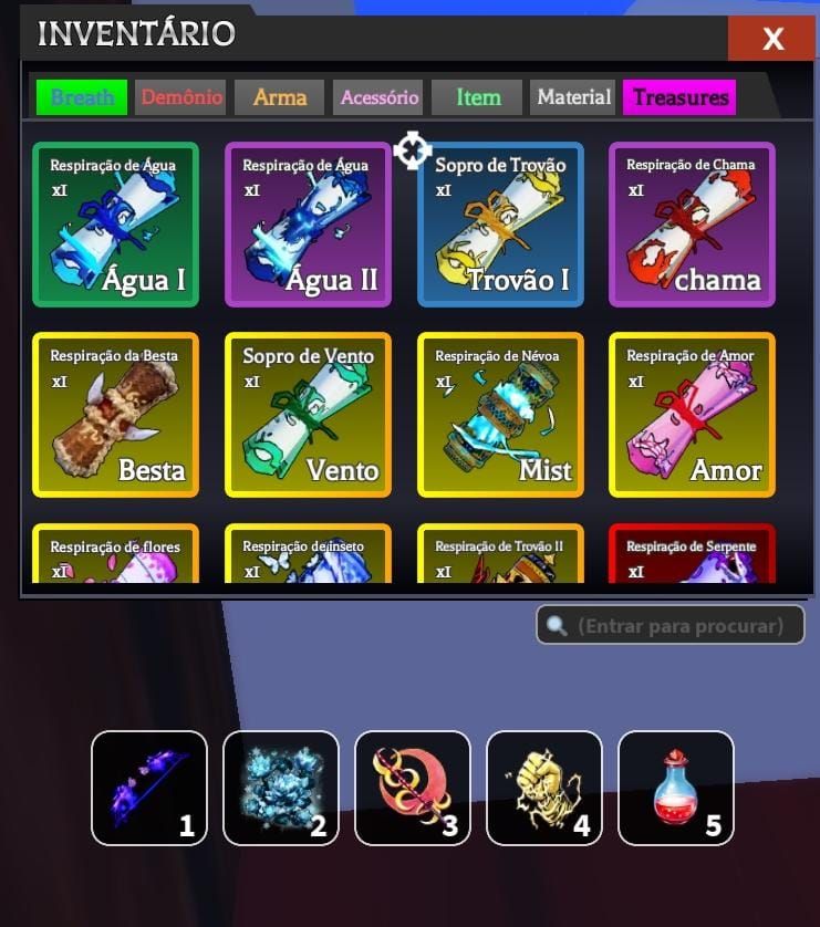 DEMON BLADE RESPIRAÇÃO E DEMON ART
