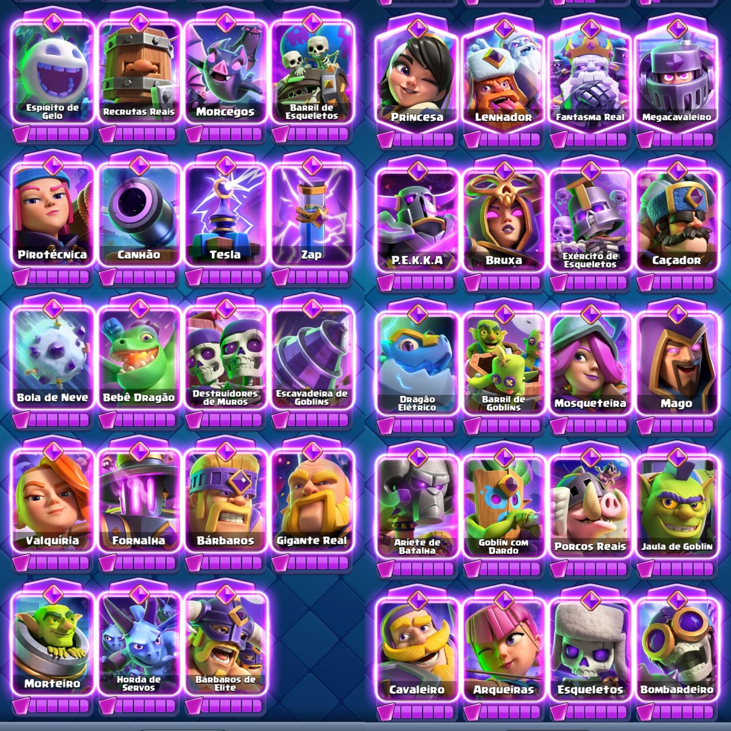 CONTA CLASH ROYALE