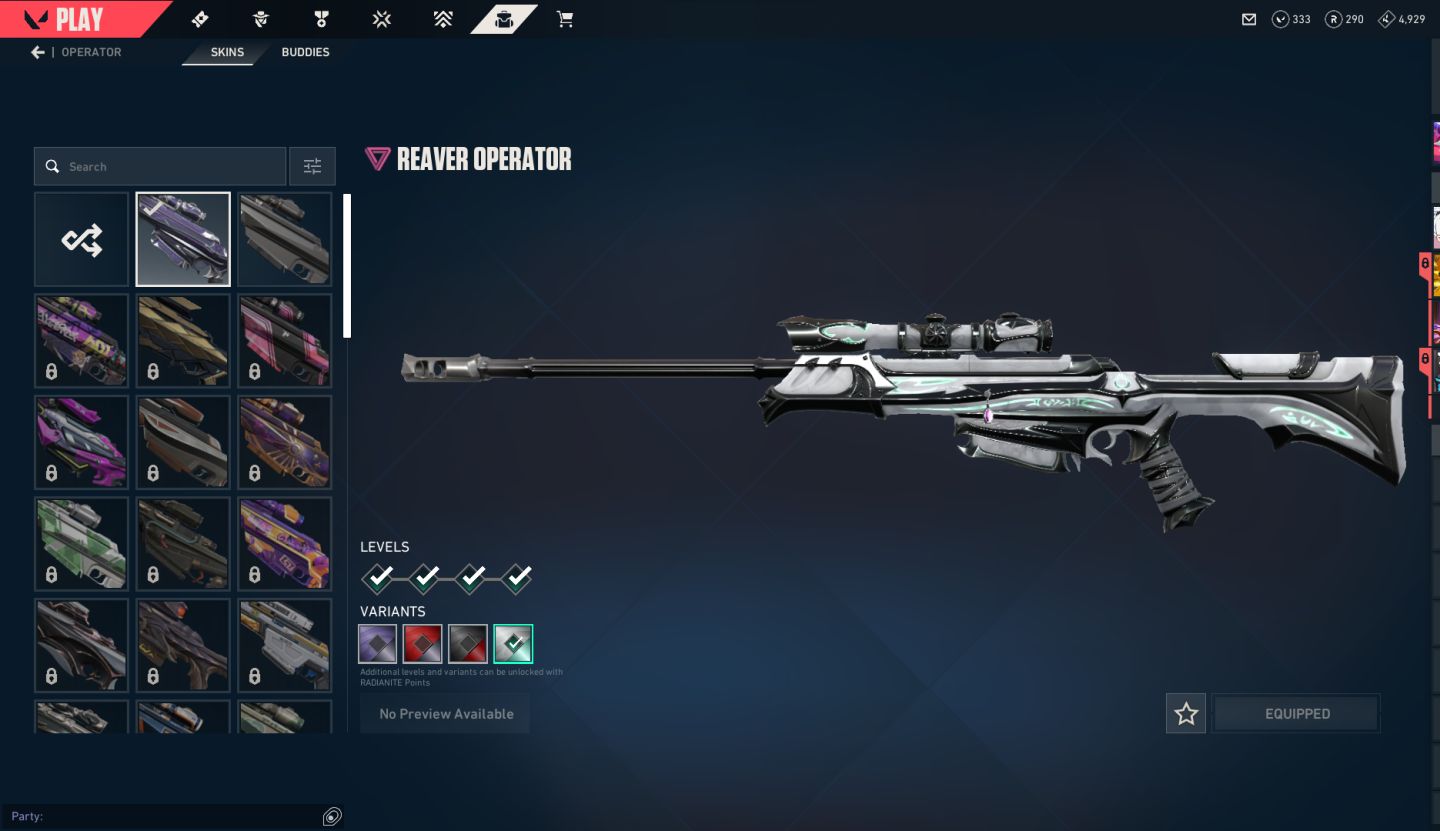 Conta Valorant com Skin no Preco