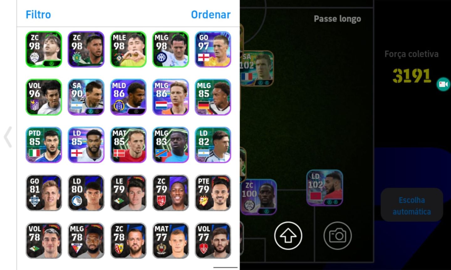 CONTA EFOOTBALL RARA! CRUYFF 109 + BABANGIDA + CANTONA NOVO + DE BRUYNE E++++!
