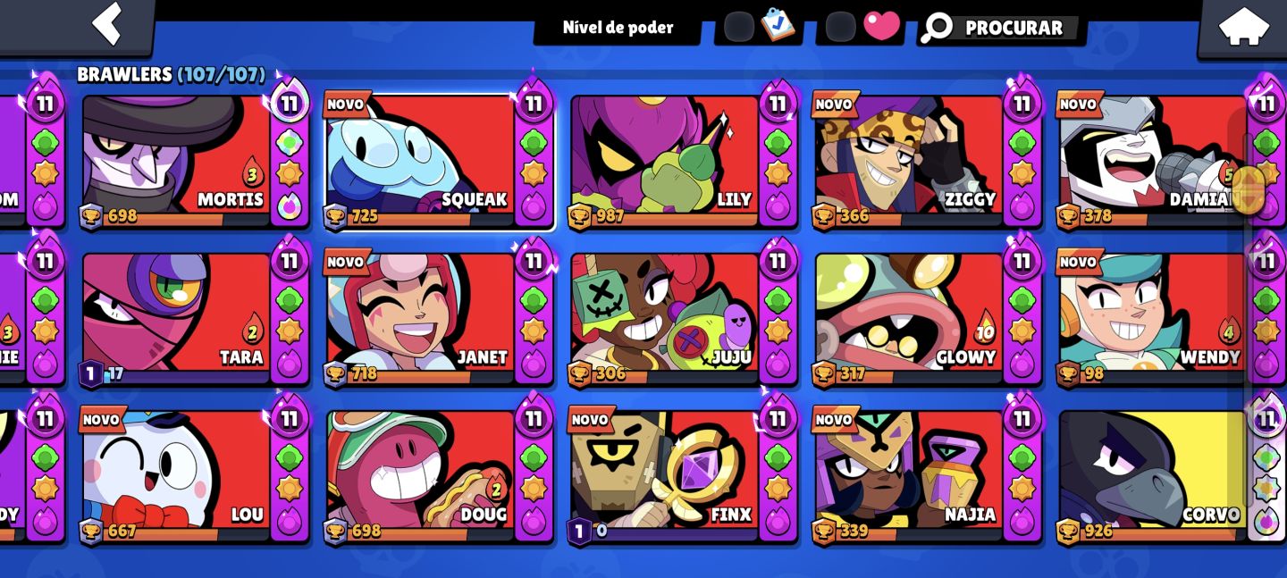 CONTA BRAWL SUPER GEMADA