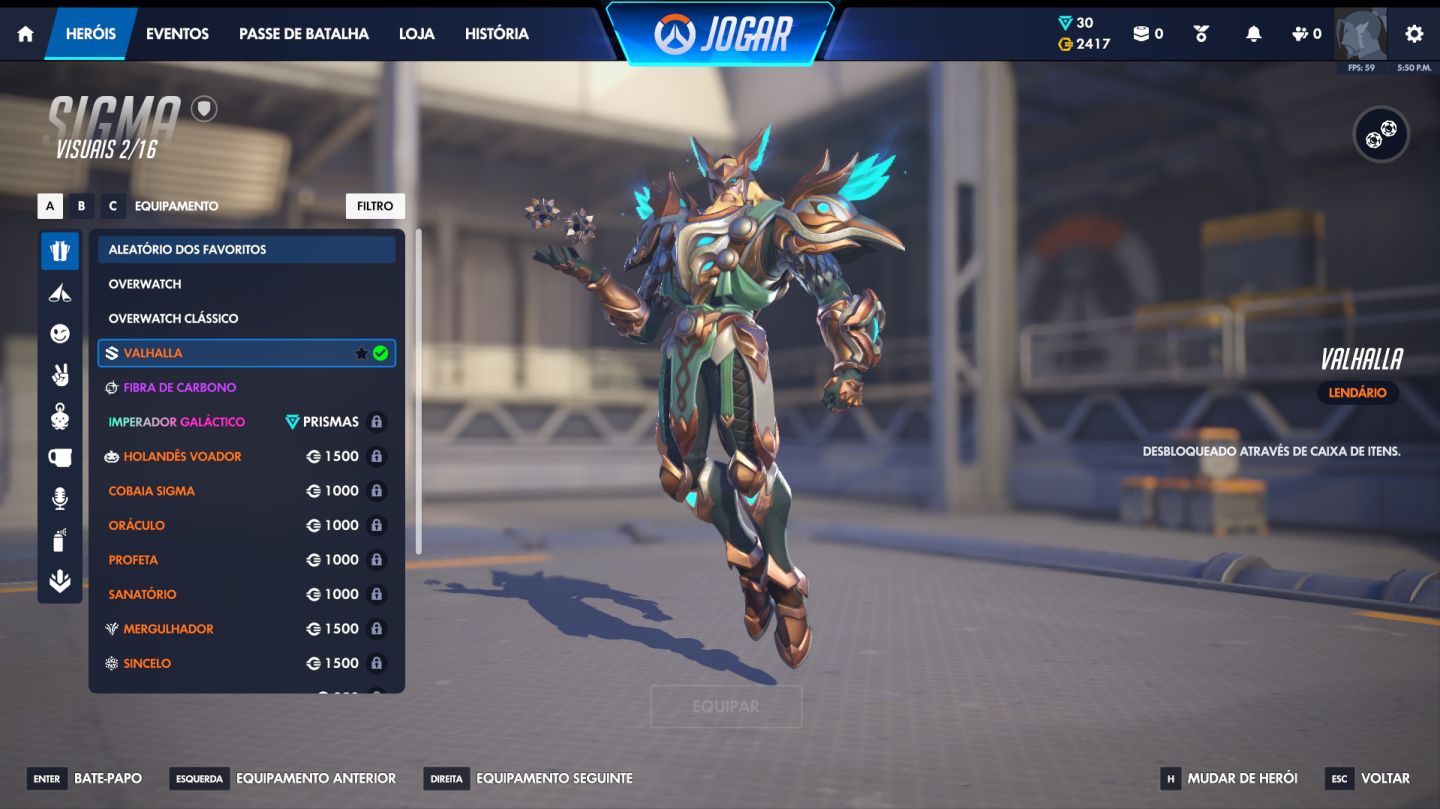 CONTA OVERWATCH BASTANTE SKINS DE LOJA, PREÇO PODE SE NEGOCIAR