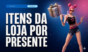 VBUCKS (ITENS DA LOJA) VIA PRESENTE NO FORTNITE -PROMOÇÃO