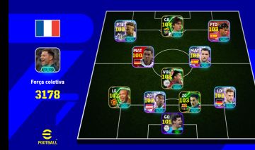 CONTA EFOOTBALL TOP - FORÇA COLETIVA 3178+ | INZAGHI 104, NEYMAR E MESSI!