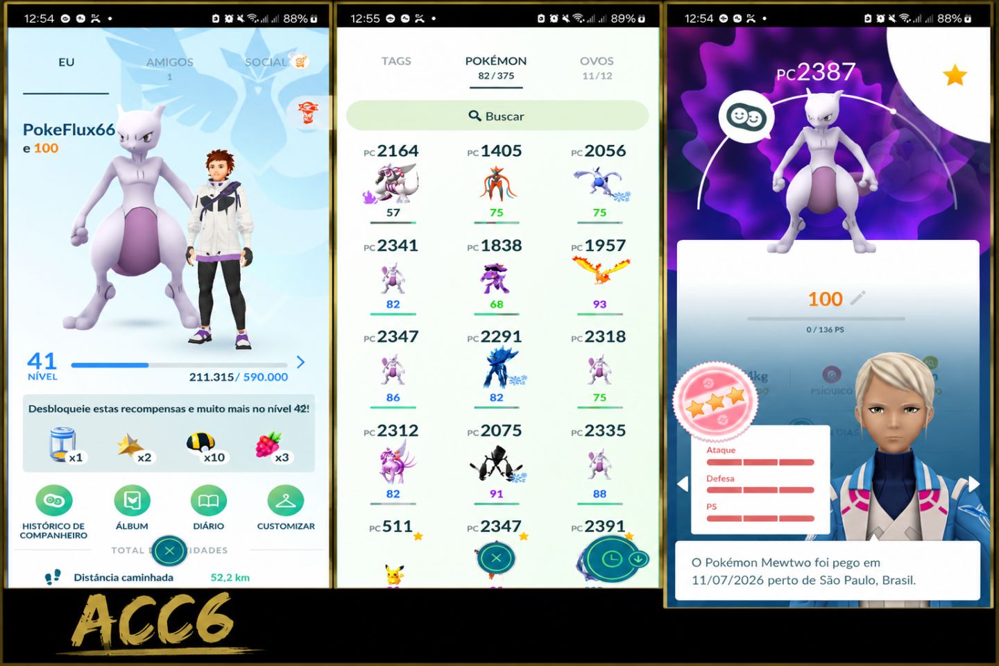 Contas Pokémon GO+Lendários | Pronta Entrega