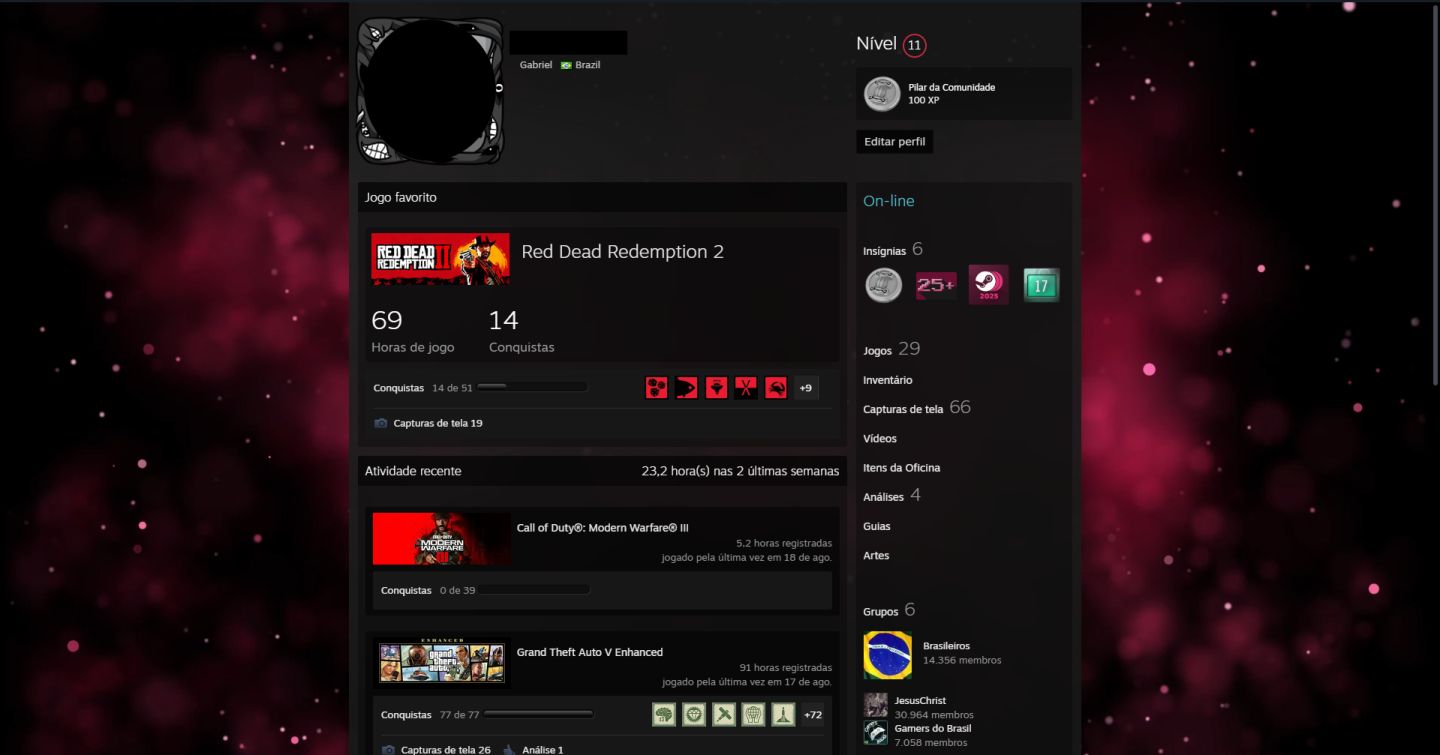NO PREÇO!!! CONTA STEAM + ROCKSTAR + CoD e varios outros jogos