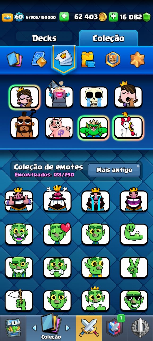 CONTA LEVEL 60 COM 16 MIL GEMAS MUITO BOA PARA QUER JOGAR LIGA
