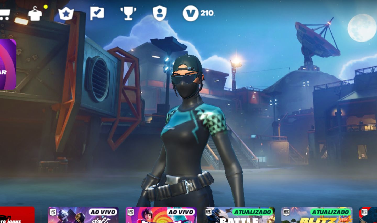 Conta de Fortnite com 44 skins