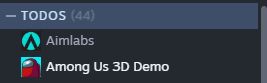CONTA STEAM COM ALGUNS JOGUINHOS