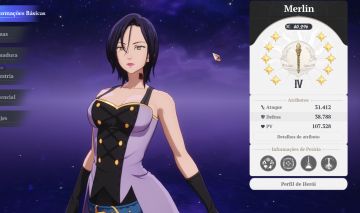 Conta 7DS Origins / Merlin e Elizabeth P10